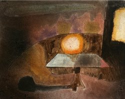 The Lamp on The Terrace Die Lampe Auf Dem Balcon 1925 by Paul Klee