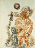 The Power of The Giant Gewalt Den Riesen by Paul Klee