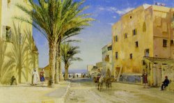Street in Algiers by Peder Mork Monsted