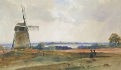 The Windmill by Peter de Wint