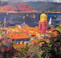 St Tropez Sailing by Peter Graham