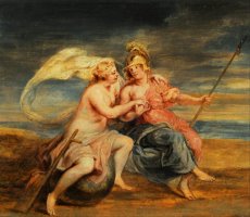 Alegoria De La Fortuna Y La Virtud by Peter Paul Rubens