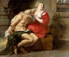 Cimon And Pero by Peter Paul Rubens