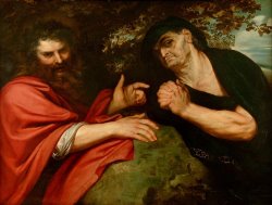 Democritus And Heraclitus by Peter Paul Rubens