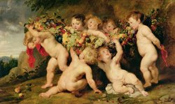 Garland of Fruit by Peter Paul Rubens