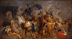Ingresso Trionfale Di Enrico IV a Parigi by Peter Paul Rubens