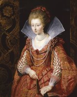Portrait of Charlotte Marguerite De Montmorency, Princess of Conde by Peter Paul Rubens
