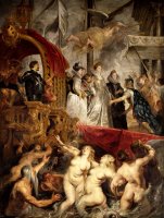 The Arrival of Marie De Medici in Marseilles, 3rd November 1600 by Peter Paul Rubens