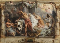 The Triumph of The Eucharist Over Idolatry by Peter Paul Rubens