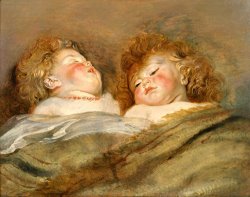 Two Sleeping Children by Peter Paul Rubens