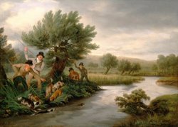 Spearing The Otter by Philip Reinagle