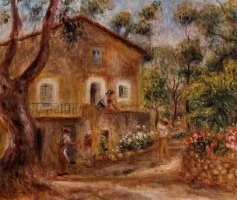 Collette's House at Cagne by Pierre Auguste Renoir