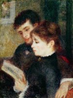 Couple Reading by Pierre Auguste Renoir