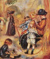 In the Luxembourg Gardens by Pierre Auguste Renoir