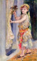Mademoiselle Fleury in Algerian Costume by Pierre Auguste Renoir