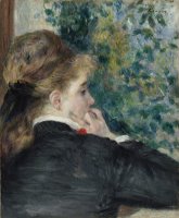 Pensive, La Songeuse Or Day Dreaming by Pierre Auguste Renoir