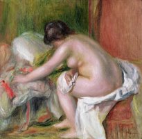Seated Bather by Pierre Auguste Renoir