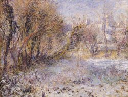 Snowy Landscape by Pierre Auguste Renoir