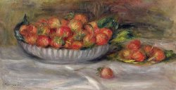 Still Life with Strawberries by Pierre Auguste Renoir
