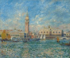The Doge's Palace in Venice by Pierre Auguste Renoir