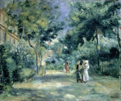 The Gardens in Montmartre by Pierre Auguste Renoir