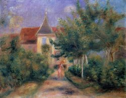 The House at Giverny under the Roses by Pierre Auguste Renoir