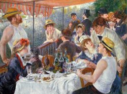 The Luncheon of the Boating Party by Pierre Auguste Renoir