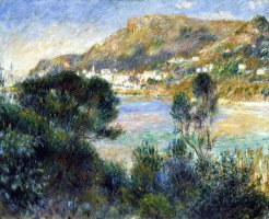 View From Cap Martin of Monte Carlo by Pierre Auguste Renoir