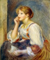 Woman With A Letter by Pierre Auguste Renoir