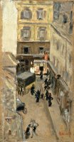 Narrow Street in Paris by Pierre Bonnard