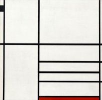 Composition in White, Black, And Red by Piet Mondrian