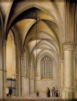 Church Interior by Pieter Jansz Saenredam