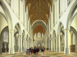 Interior of Saint Bavo, Haarlem by Pieter Jansz Saenredam