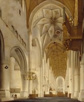 The Interior of St Bavo's Church, Haarlem (the 'grote Kerk') by Pieter Jansz Saenredam