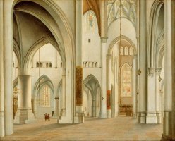 The Interior of St. Bavo, Haarlem by Pieter Jansz Saenredam