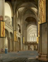 The Nave And Choir of The Mariakerk in Utrecht by Pieter Jansz Saenredam