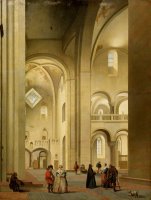 The Transept of The Mariakerk in Utrecht, Seen From The Northeast by Pieter Jansz Saenredam