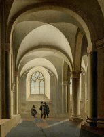 The Westernmost Bays of The South Aisle of The Mariakerk in Utrecht by Pieter Jansz Saenredam