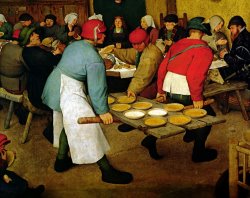 Peasant Wedding by Pieter the Elder Bruegel