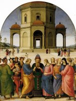 Marriage of The Virgin by Pietro Perugino