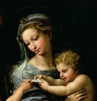 The Virgin of the Rose by Raphael