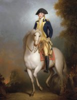 Equestrian portrait of George Washington by Rembrandt Peale