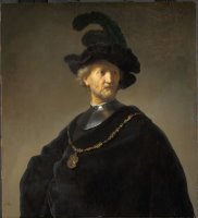 Old Man With A Gold Chain by Rembrandt van Rijn