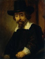 Dr Ephraim Bueno, Jewish Physician And Writer by Rembrandt