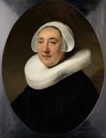 Portrait of Haesje Van Cleyburgh by Rembrandt