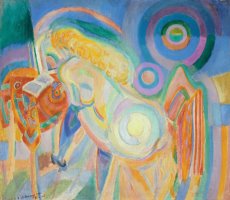 Femme Nue Lisant (nude Woman Reading) by Robert Delaunay