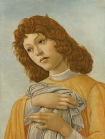 An Angel, Head And Shoulders by Sandro Botticelli