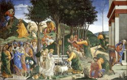 Events in The Life of Moses by Sandro Botticelli