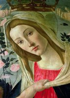 Madonna and Child Crowned by Angels by Sandro Botticelli