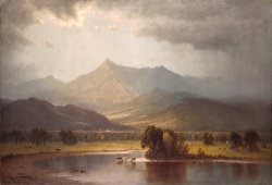 A Passing Storm in The Adirondacks by Sanford Robinson Gifford